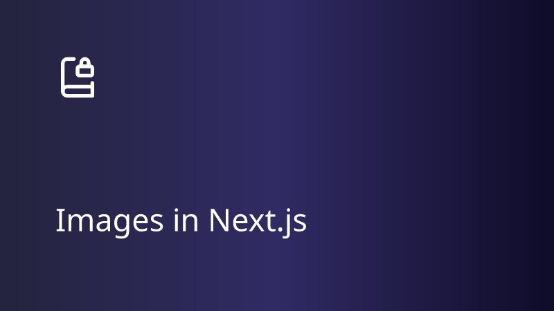 Images in Next.js | Fabrice Yopa